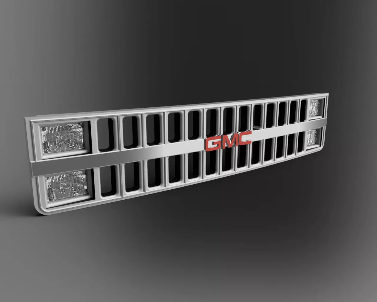 Front grille for GMC Chevy K10 1984 3D print model_0