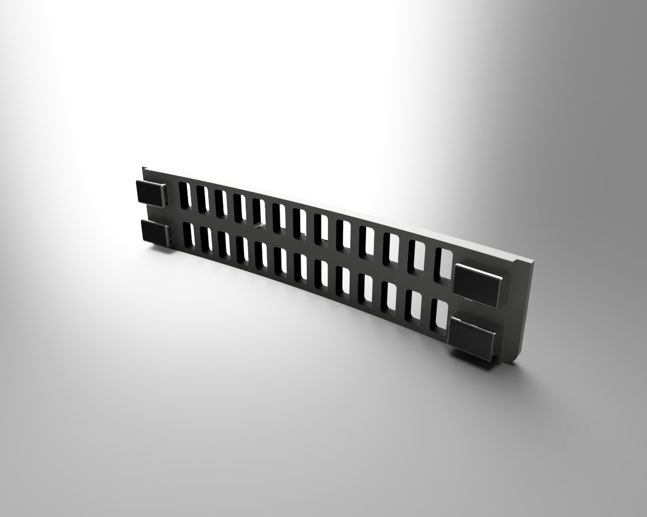 Front grille for GMC Chevy K10 1984 3D print model_4