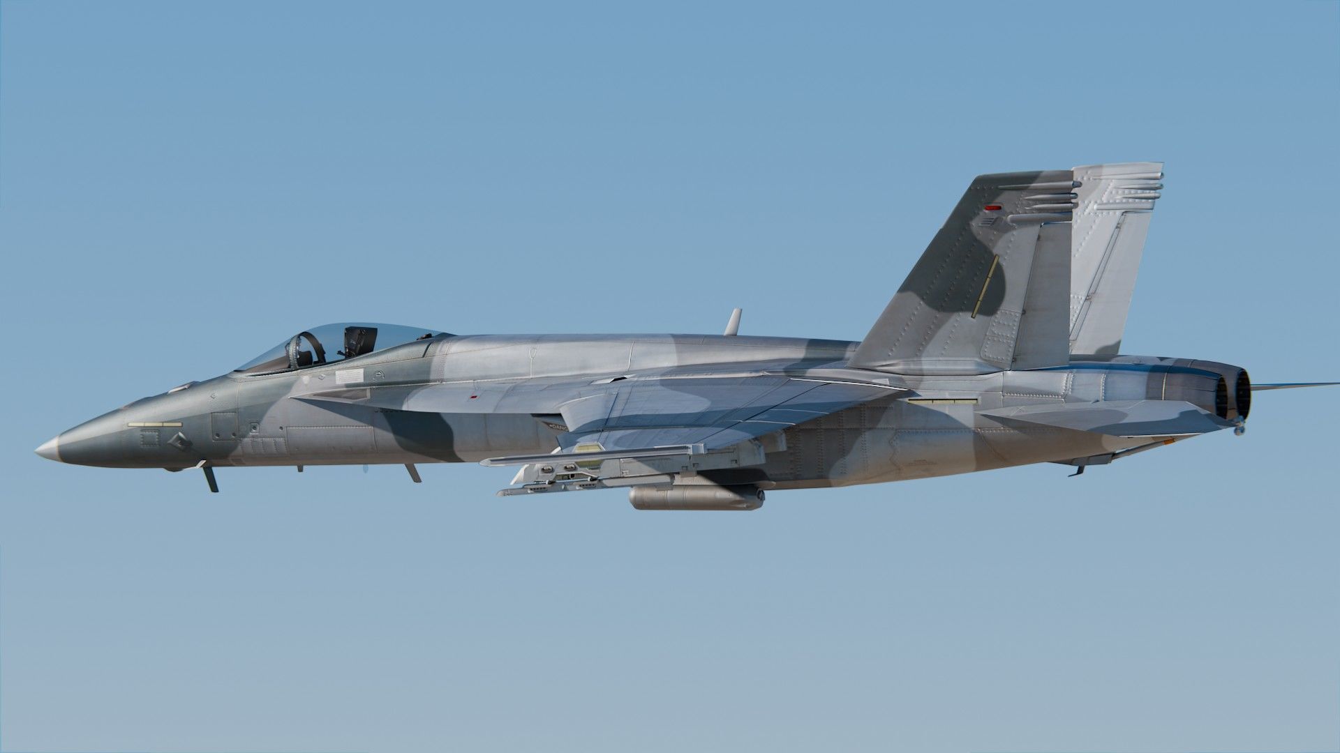 Boeing F A-18E F Super Hornet 3D model_8