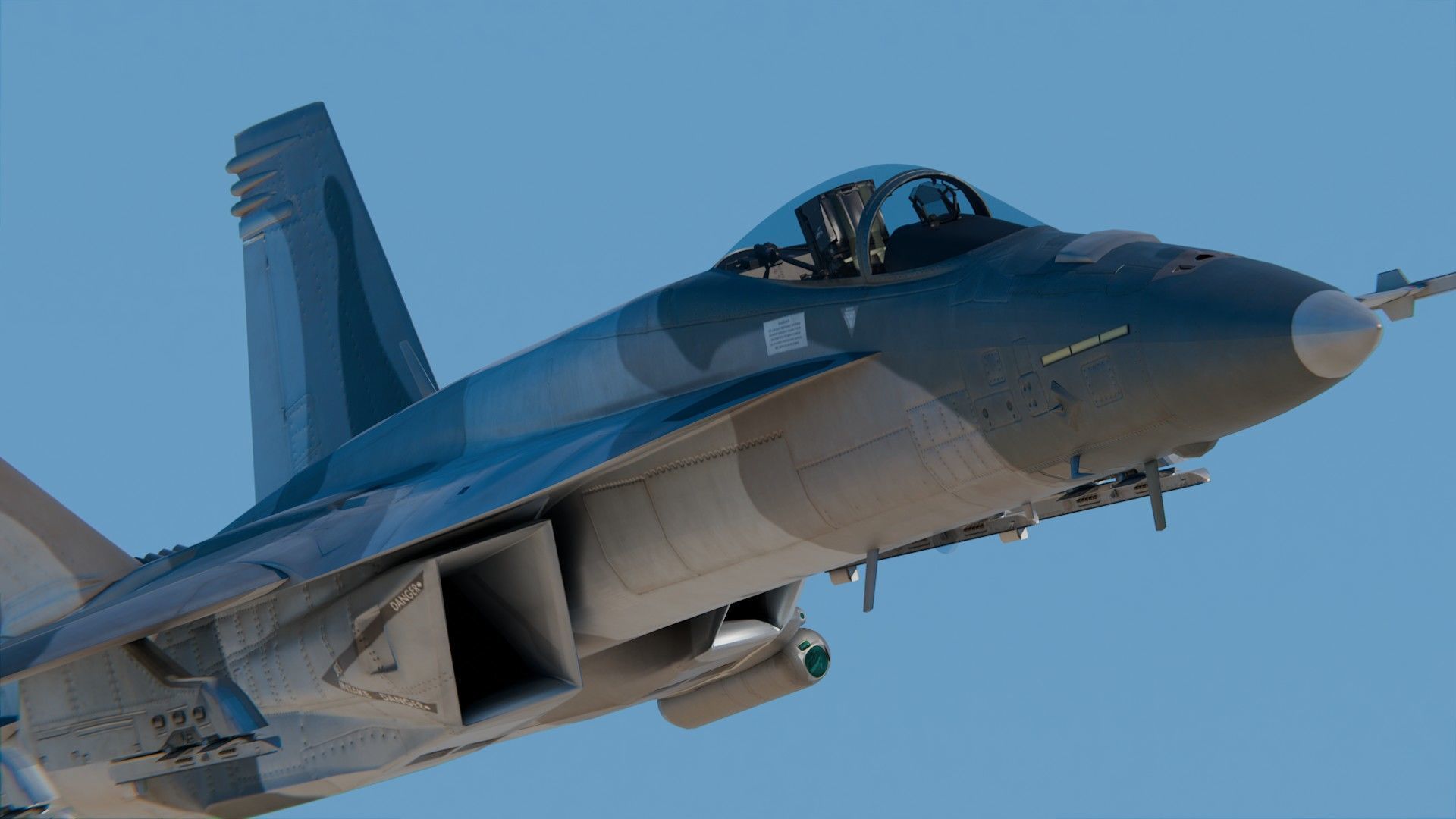 Boeing F A-18E F Super Hornet 3D model_5