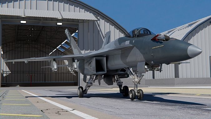 Boeing F A-18E F Super Hornet 3D model