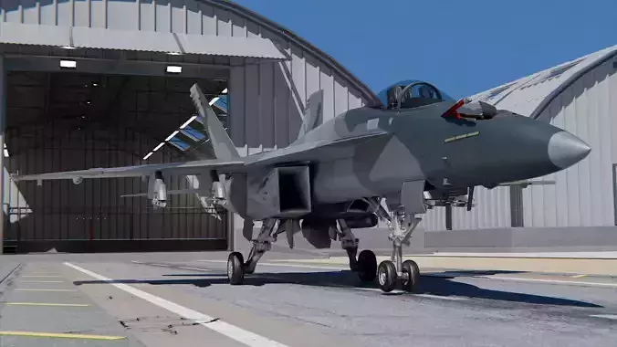 Boeing F A-18E F Super Hornet 3D model