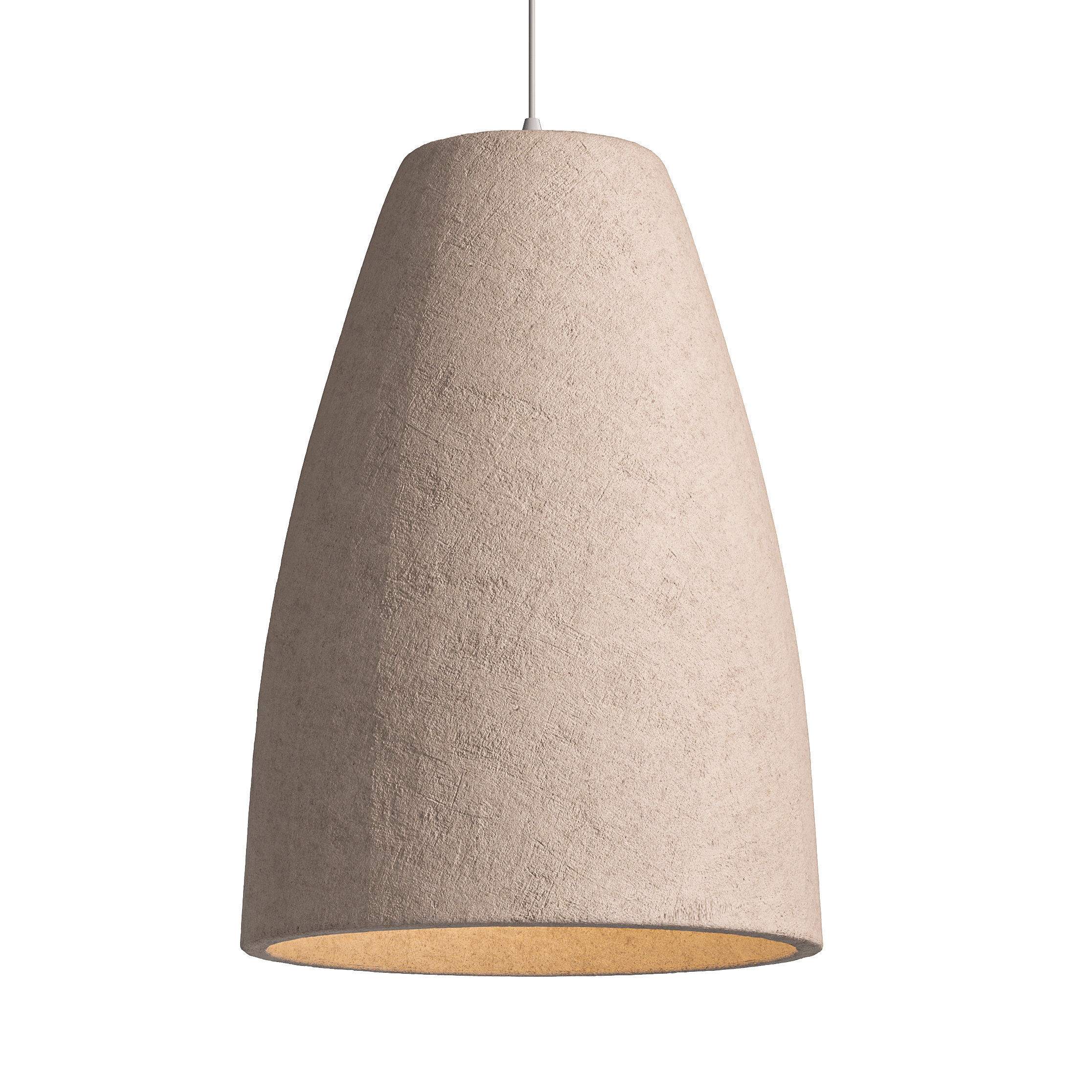 Japanese Style Wabi sabi Pendant Light 3D model_2