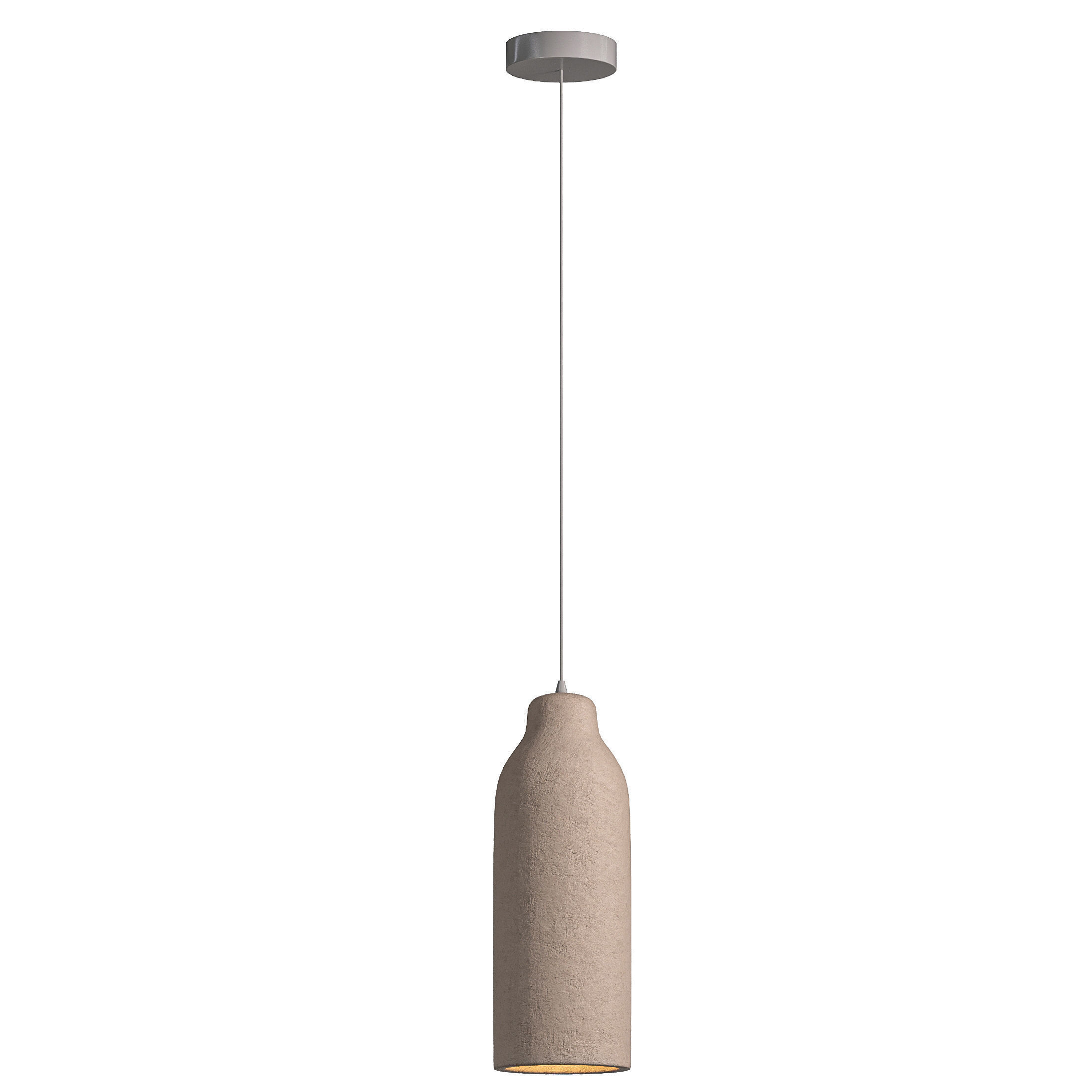 Japanese Style Wabi sabi Pendant Light 3D model_1