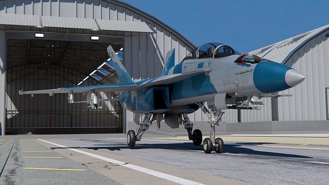 Boeing FA-18EF Super Hornet 3D model