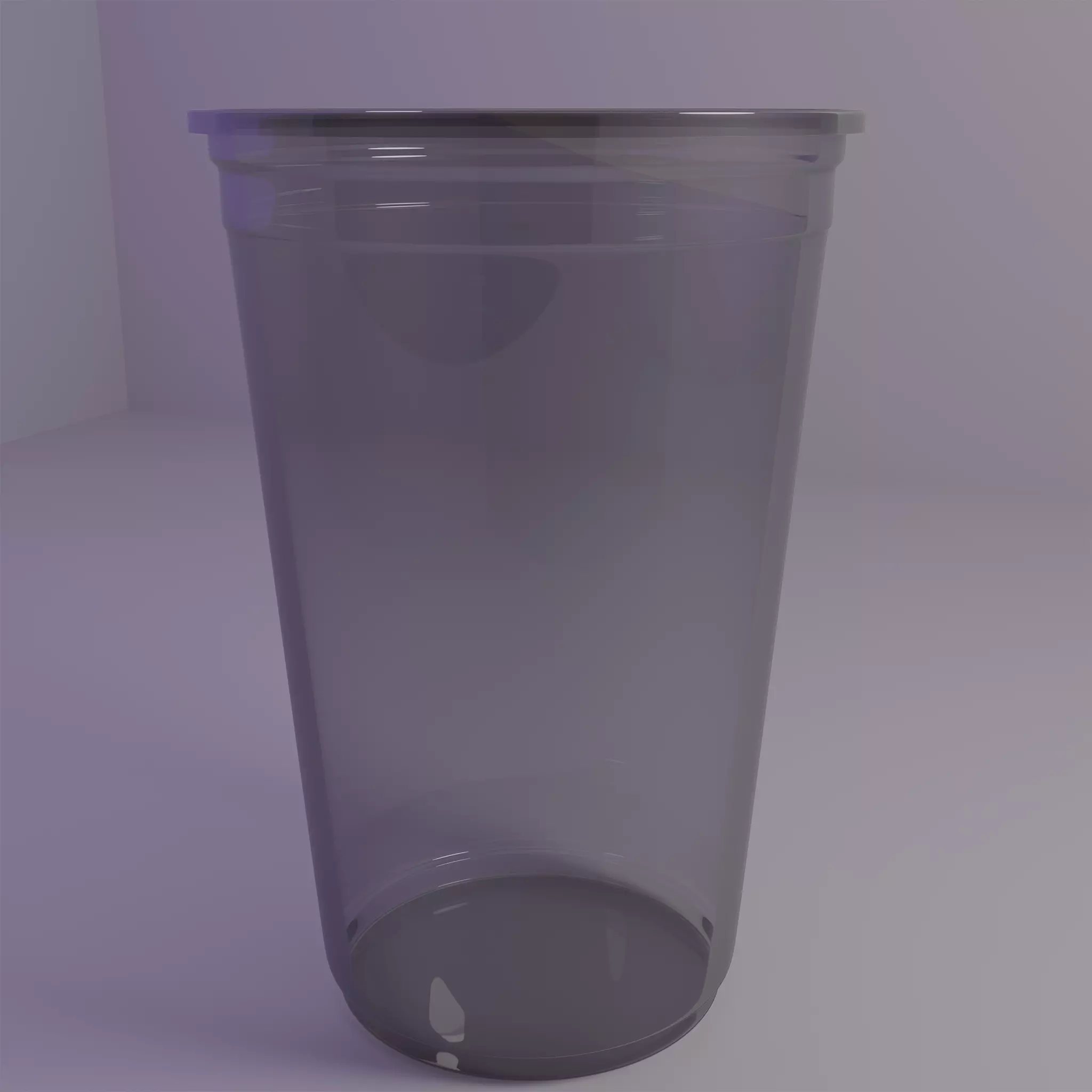 PLASTIC CUP 700ML 3D model_0