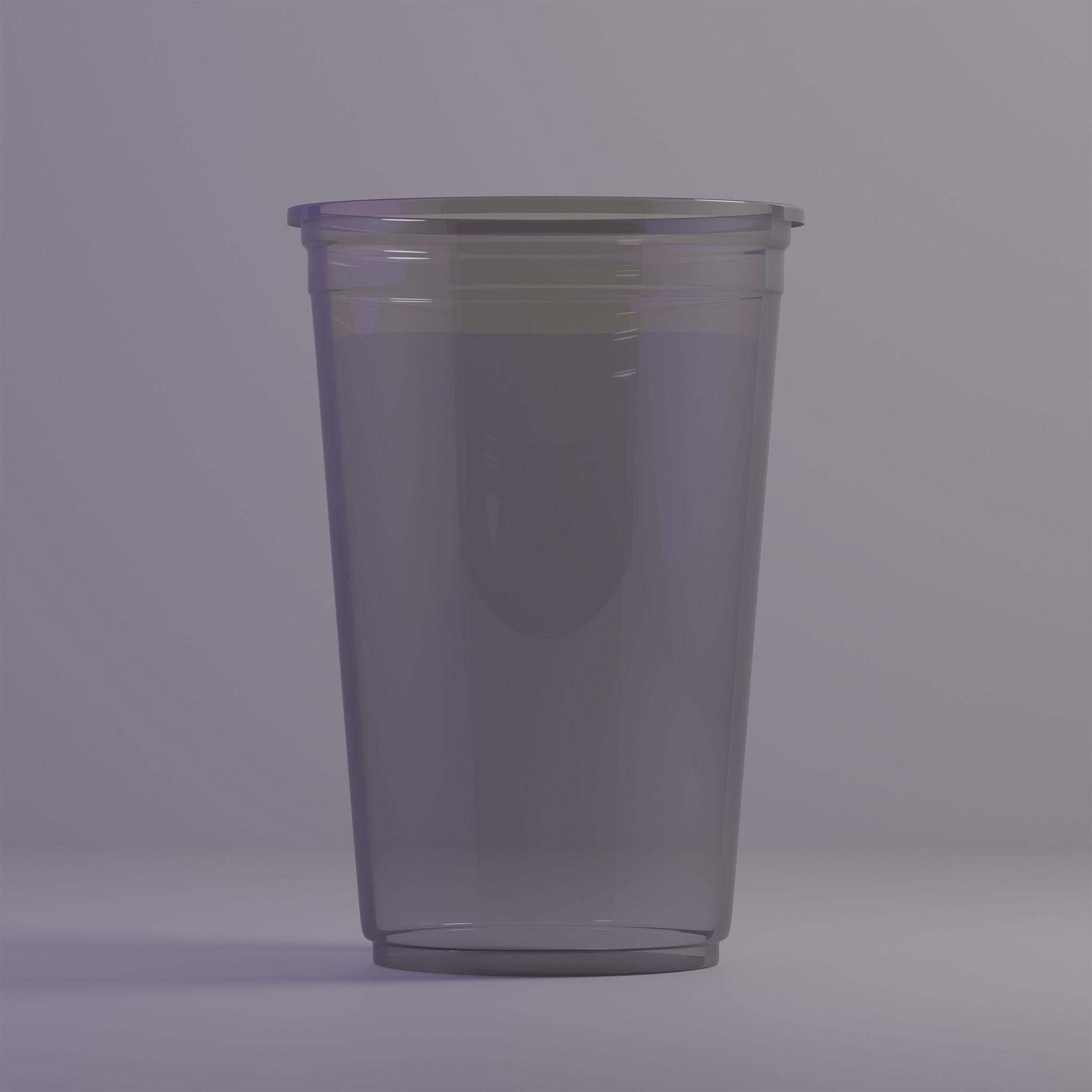 PLASTIC CUP 700ML 3D model_1