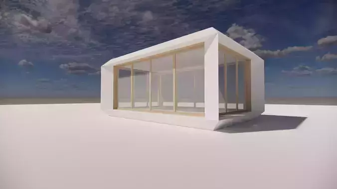 MIMA House Low-poly 3D model