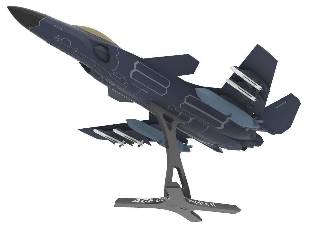 ASF-X SHINDEN II 3D print model_8