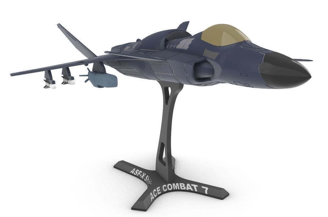ASF-X SHINDEN II 3D print model_4