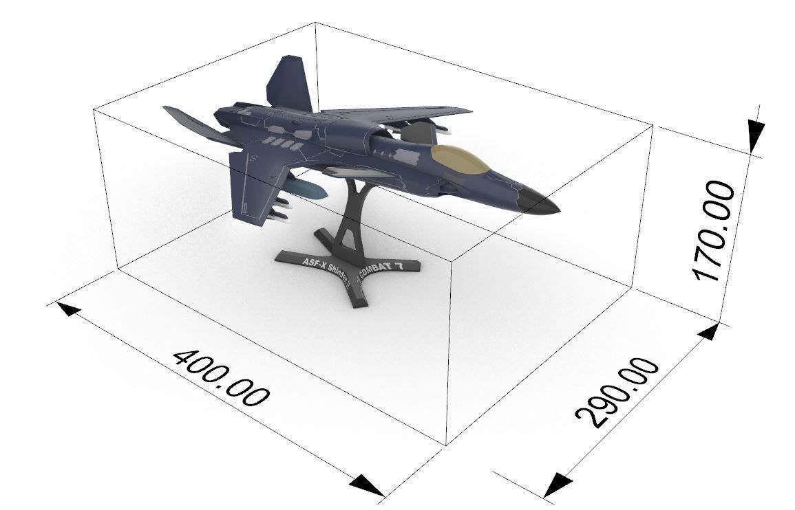 ASF-X SHINDEN II 3D print model_2