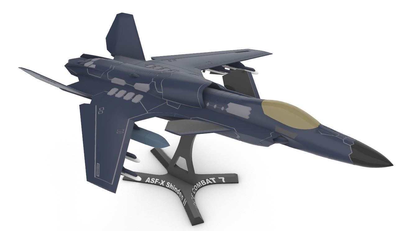 ASF-X SHINDEN II 3D print model_1