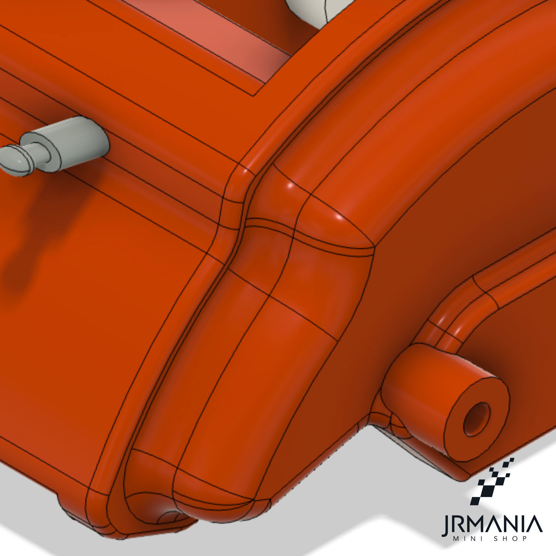 Generic disc and rotor and brake caliper 3D print model_11