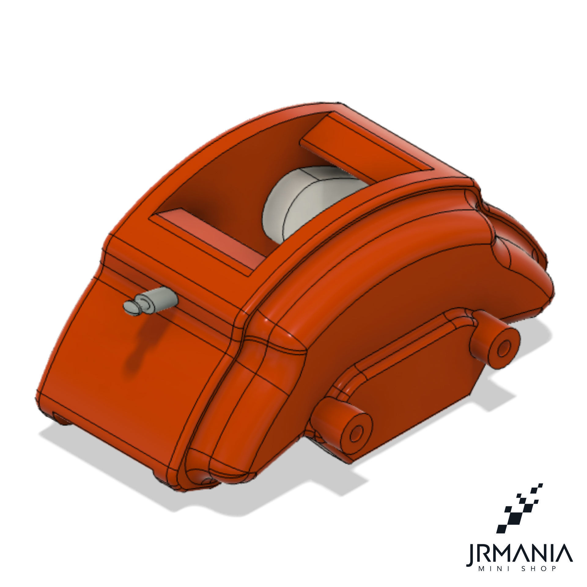 Generic disc and rotor and brake caliper 3D print model_7