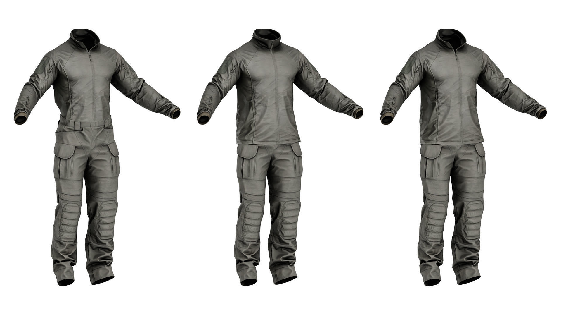 UFPRO UNIFORM Low-poly 3D model_1