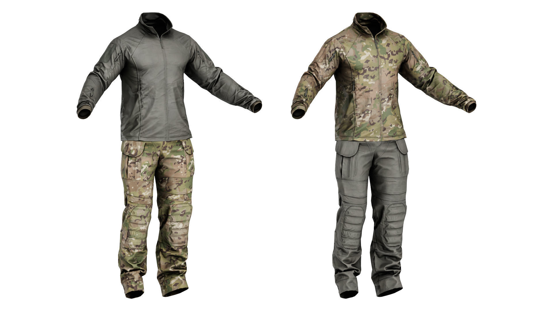 UFPRO UNIFORM Low-poly 3D model_2