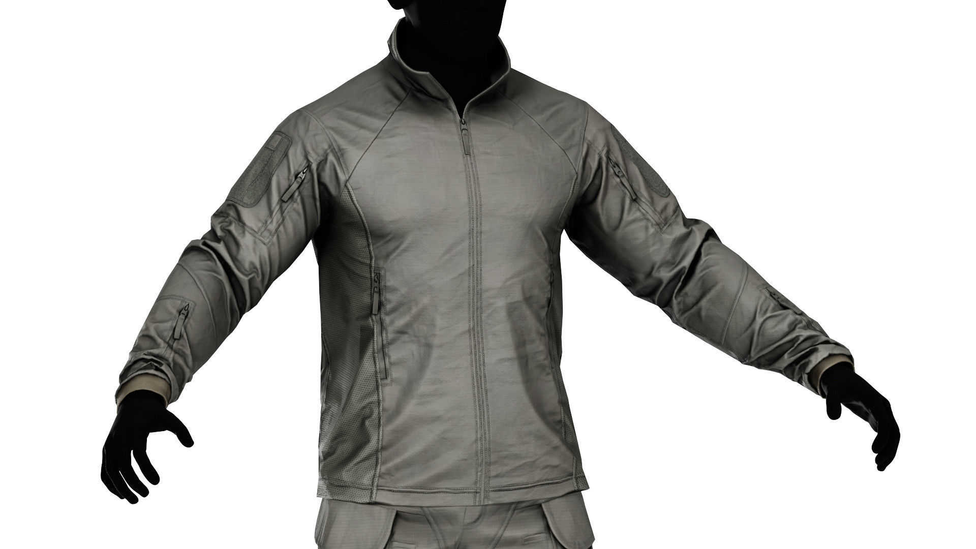 UFPRO UNIFORM Low-poly 3D model_4