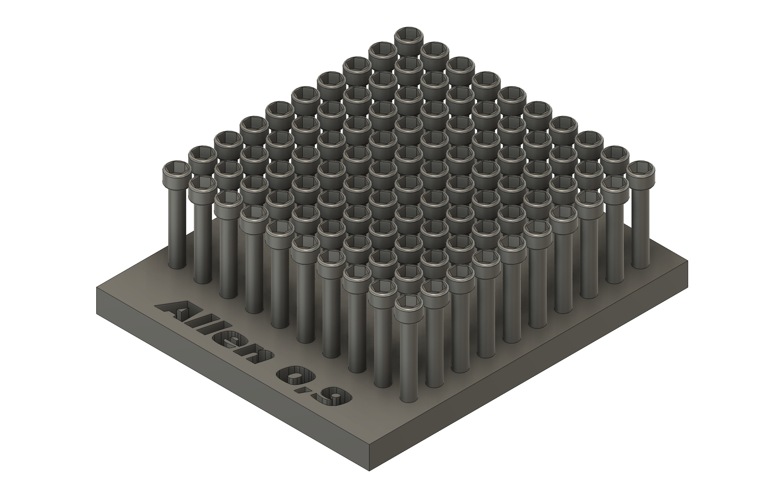 Details set  Screws and rivets 3D print model_13