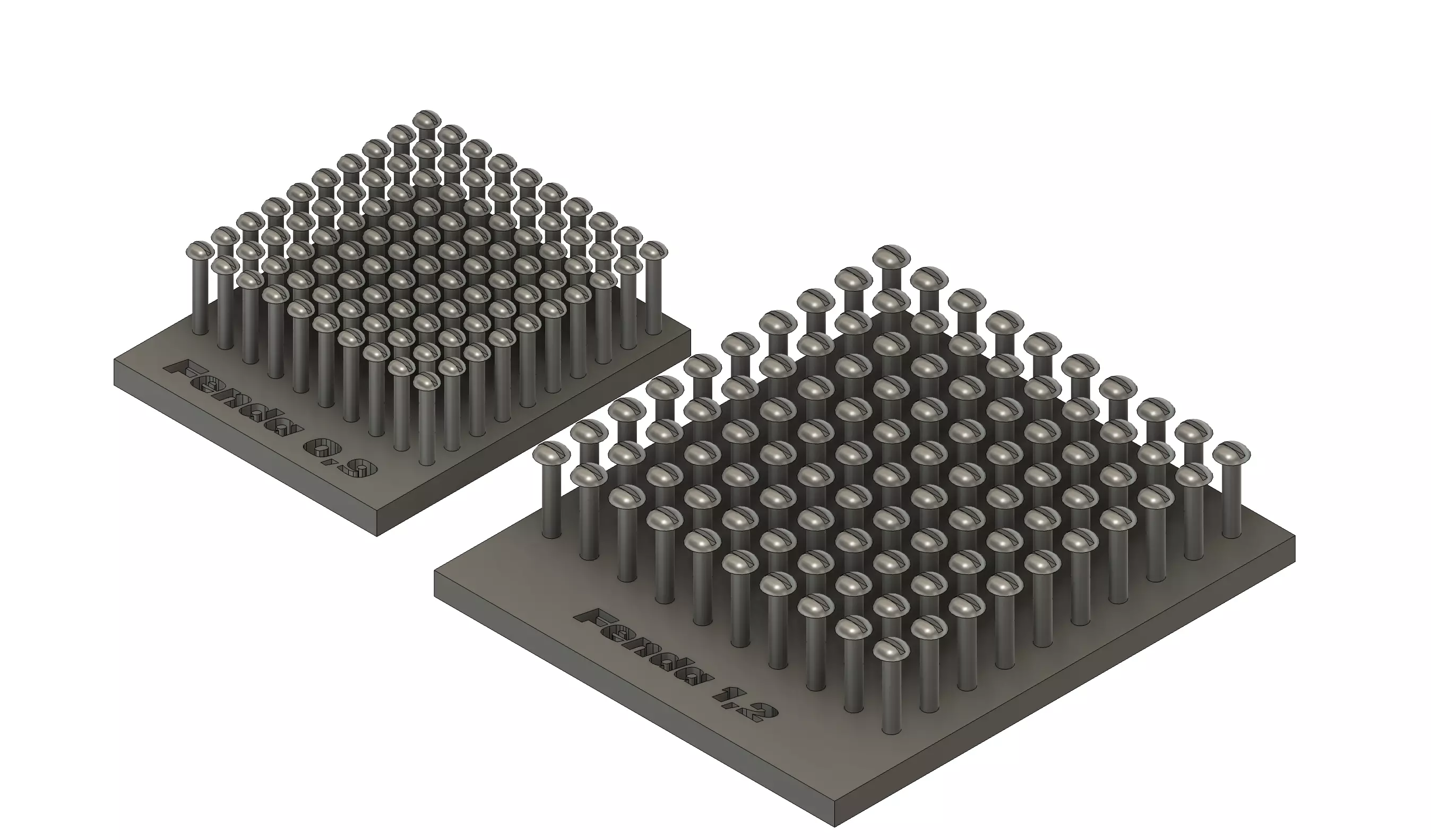 Details set  Screws and rivets 3D print model_0