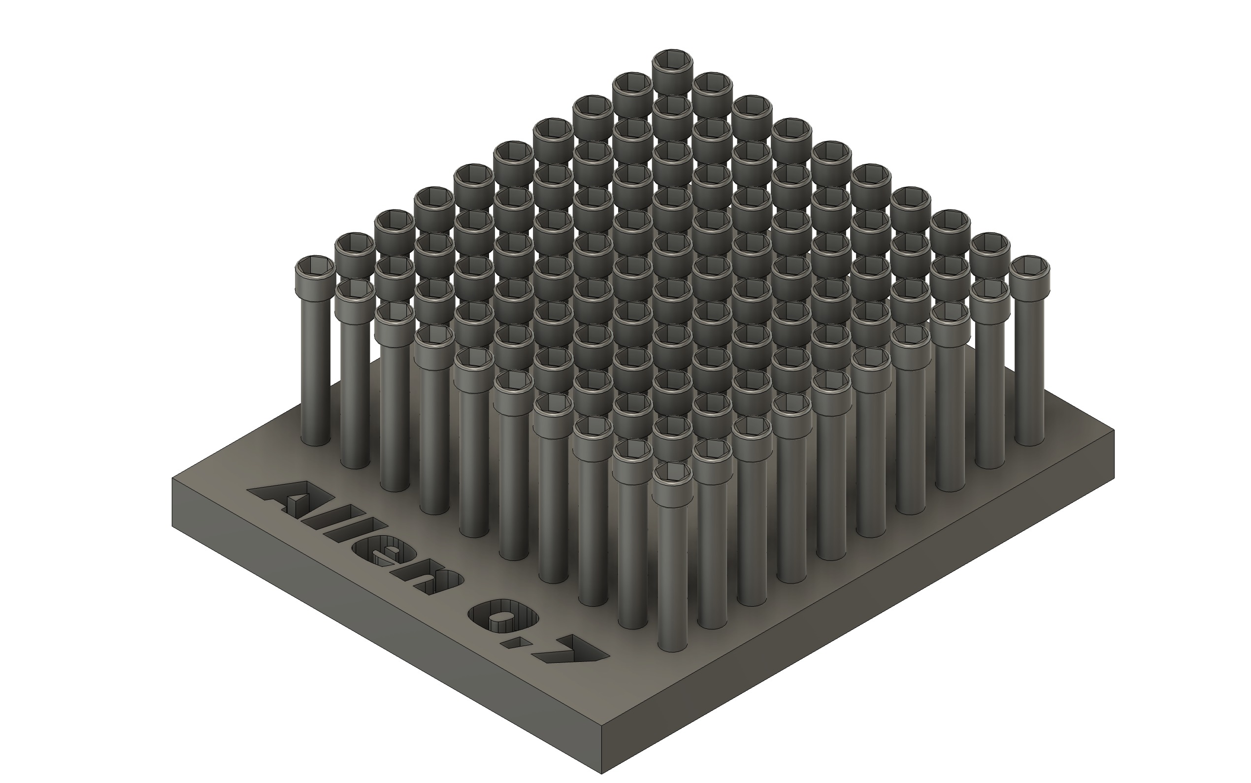 Details set  Screws and rivets 3D print model_11