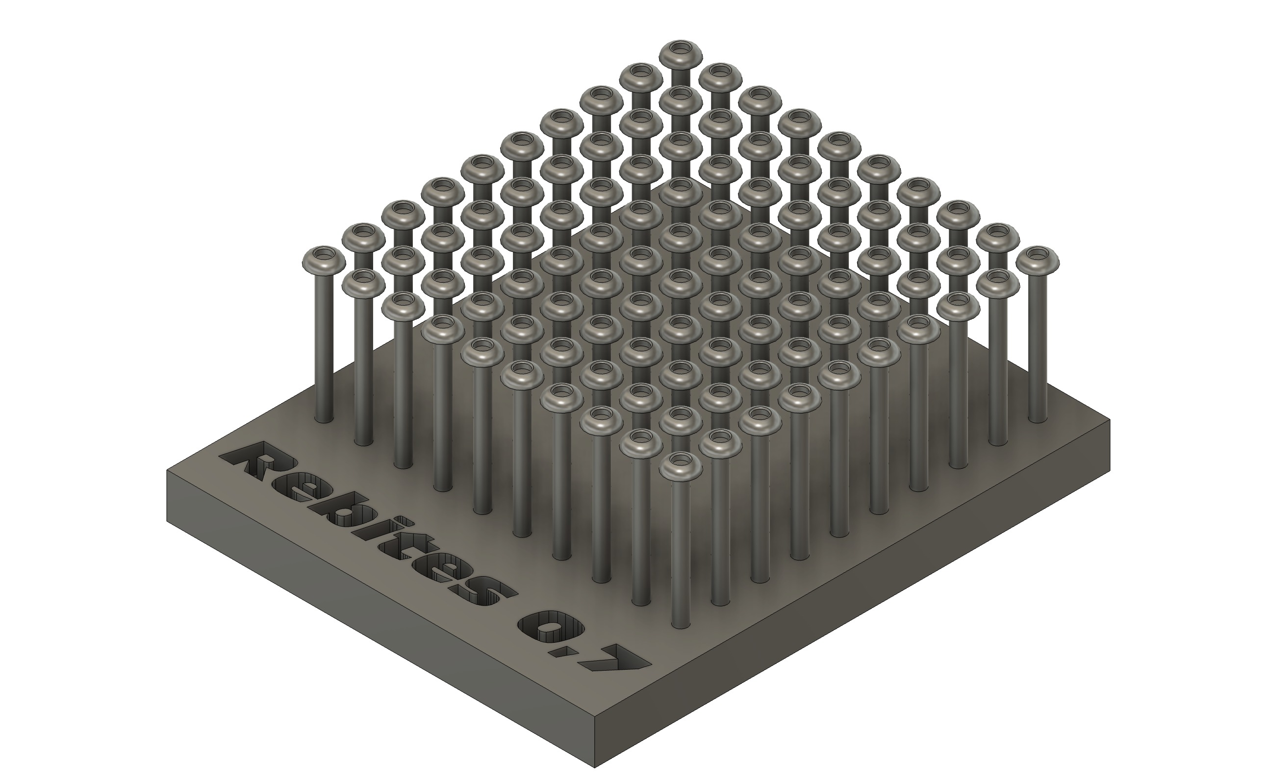 Details set  Screws and rivets 3D print model_8