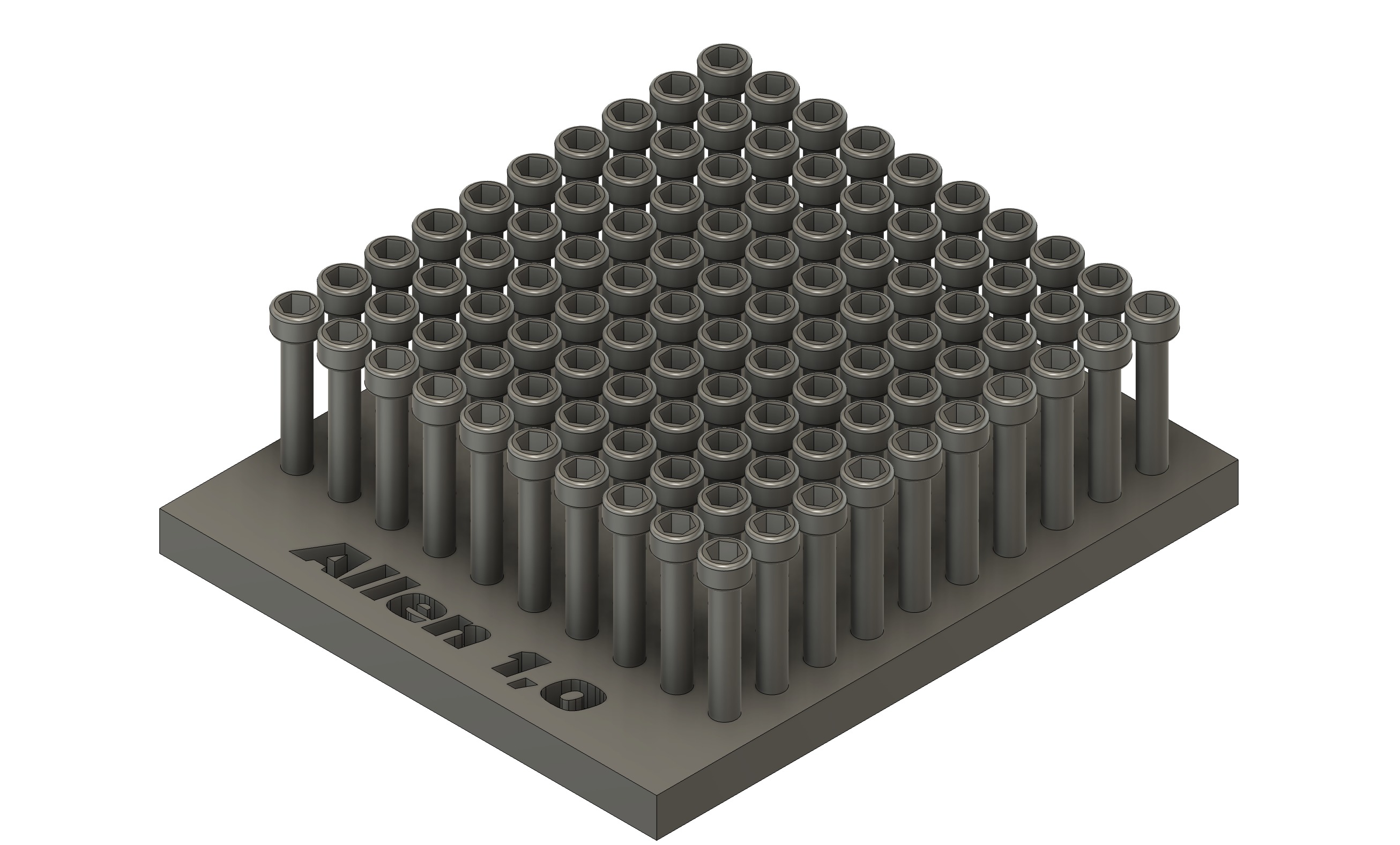 Details set  Screws and rivets 3D print model_14