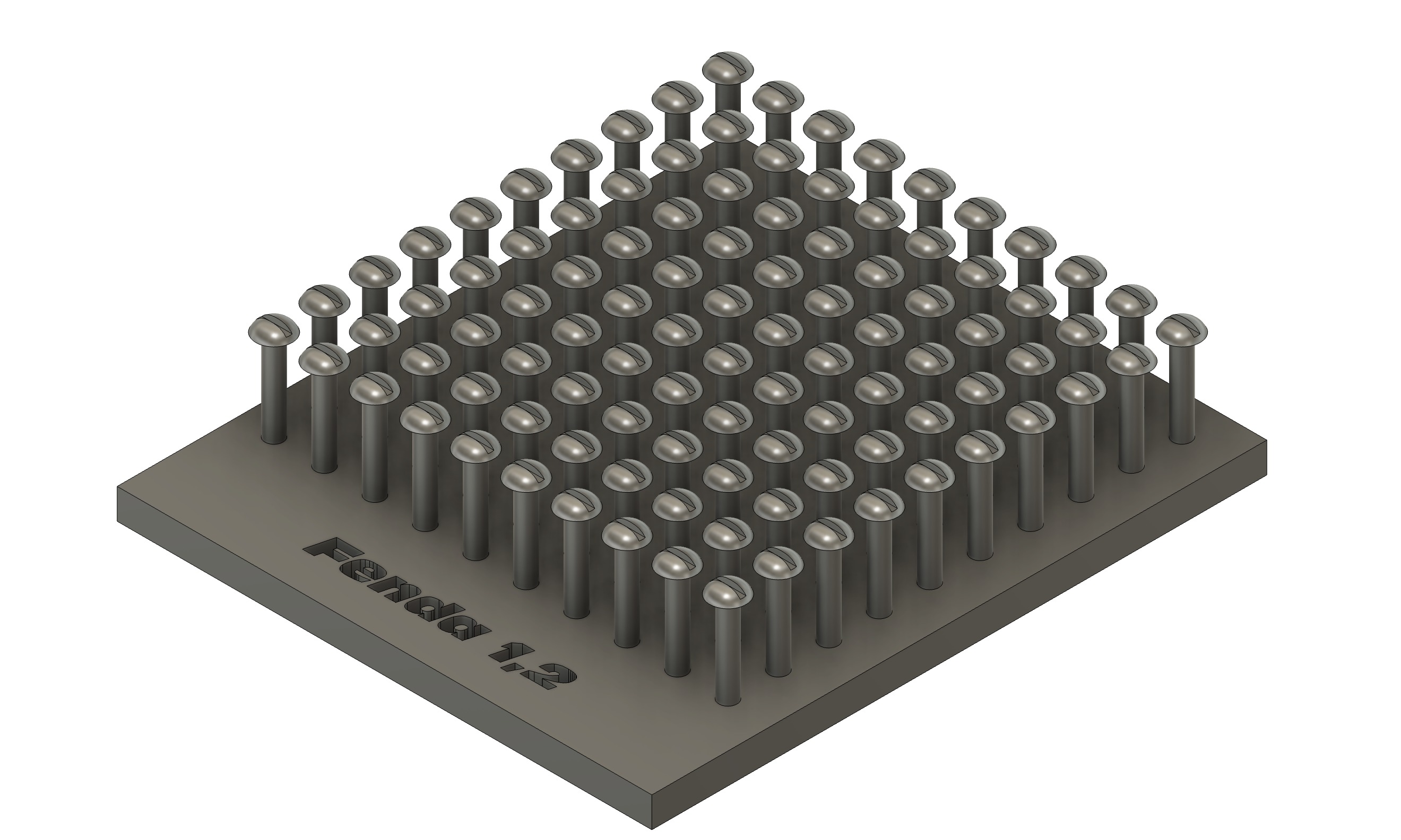 Details set  Screws and rivets 3D print model_16