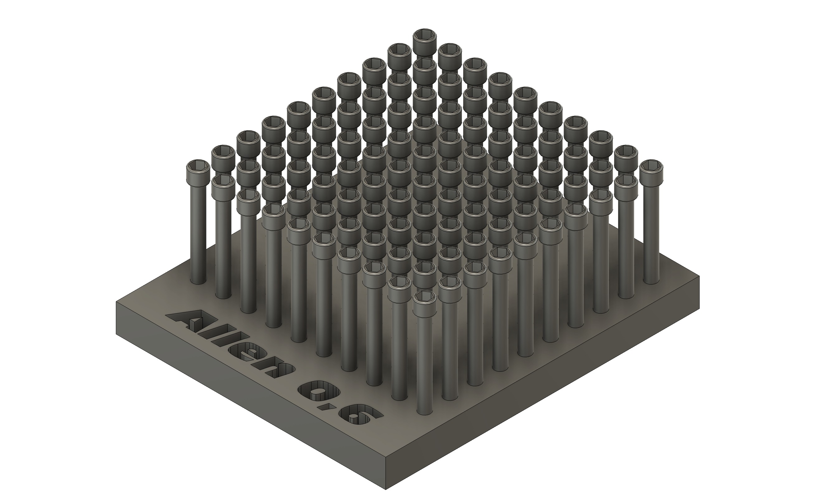 Details set  Screws and rivets 3D print model_10