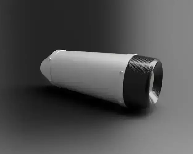 Exhaust Leovince SBK Factory R Corsa Titanium  3D print model