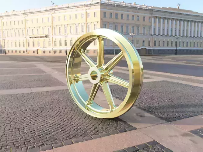 Kawasaki KVA5 wheel for Superbike 1 12 3D print model