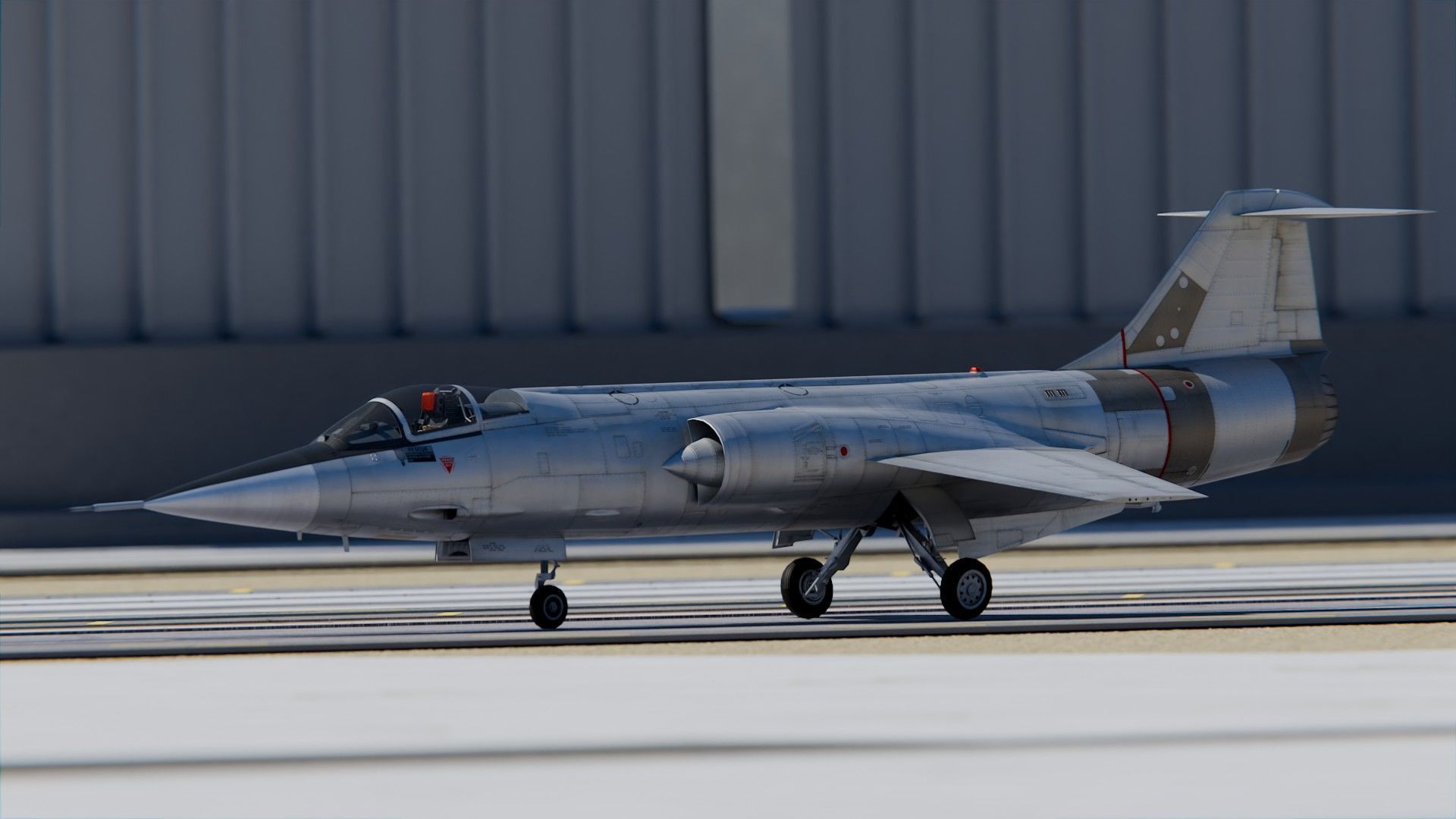 Lockheed F-104 Starfighter 3D model_1