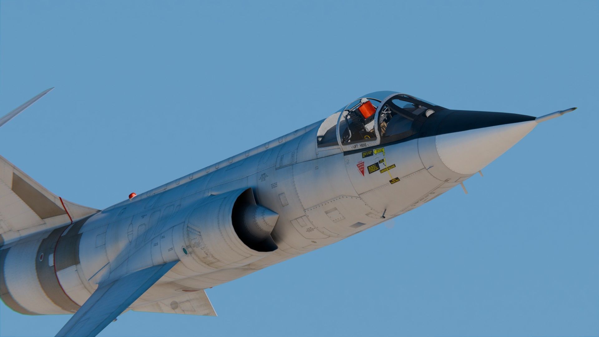 Lockheed F-104 Starfighter 3D model_5