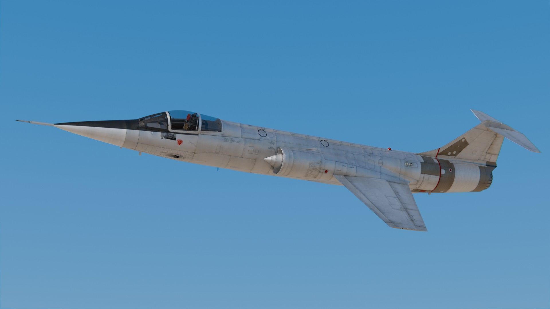 Lockheed F-104 Starfighter 3D model_7