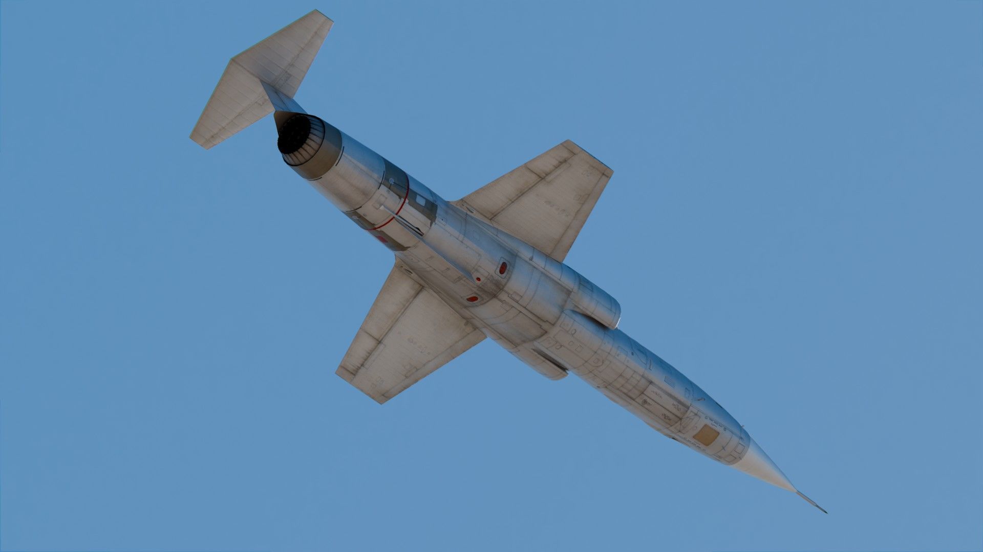Lockheed F-104 Starfighter 3D model_3