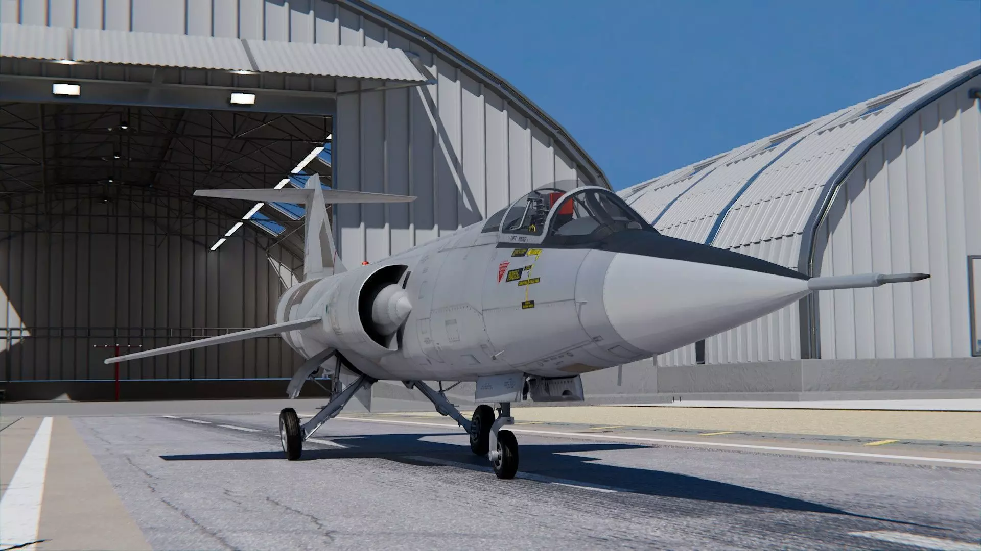 Lockheed F-104 Starfighter 3D model_0