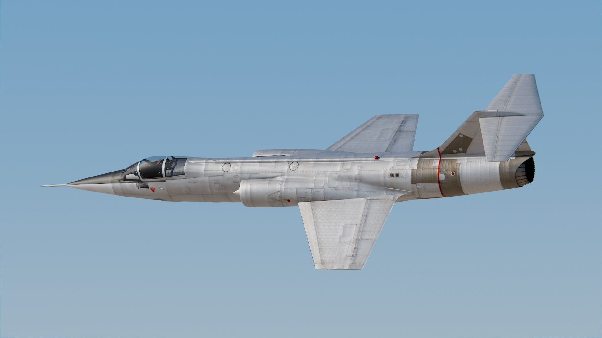 Lockheed F-104 Starfighter 3D model_8