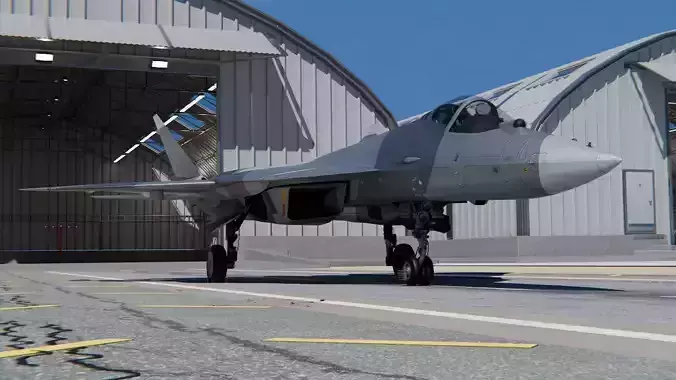 Sukhoi Su-57 3D model