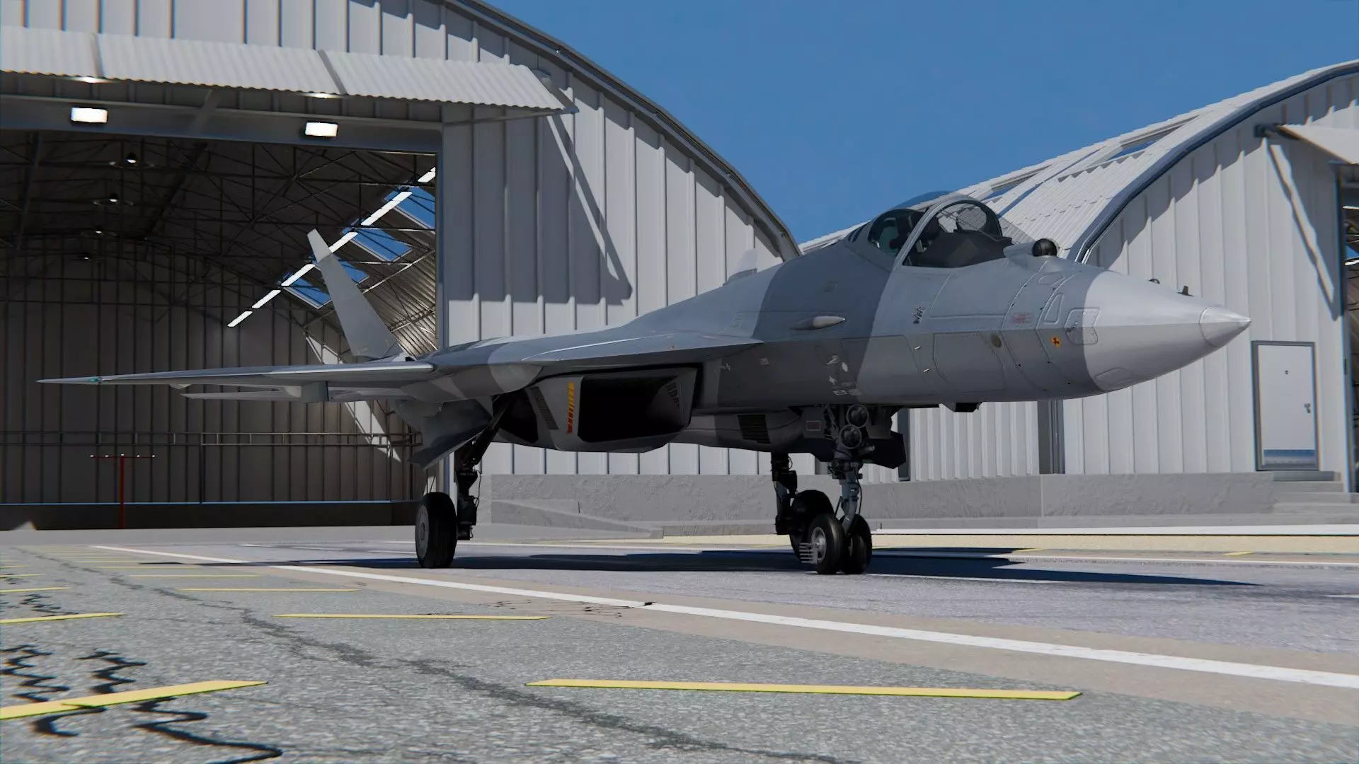 Sukhoi Su-57 3D model_0