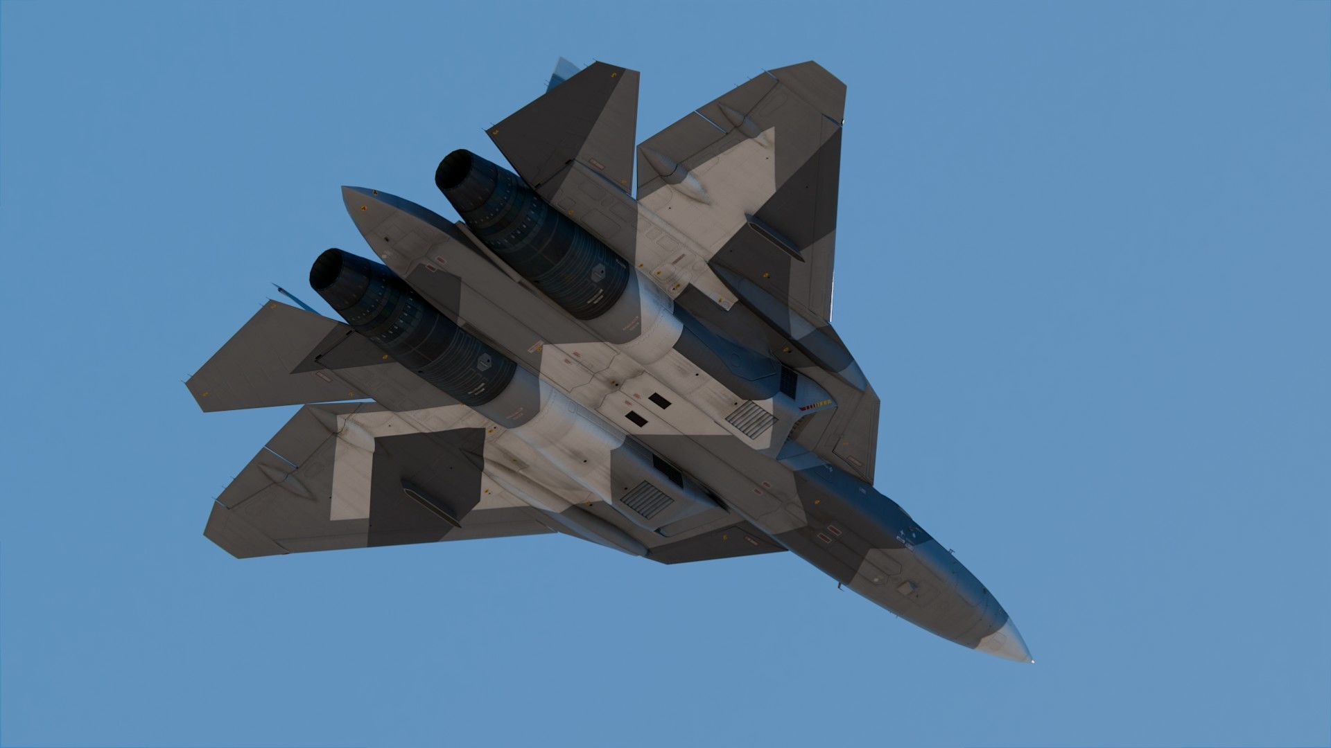 Sukhoi Su-57 3D model_3