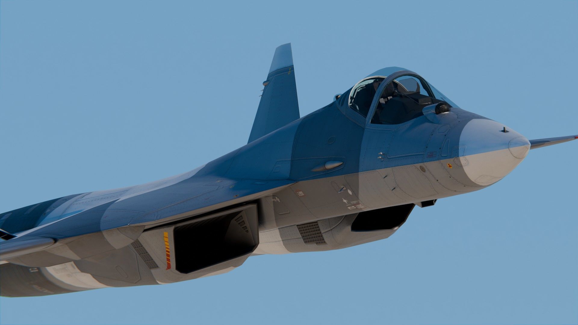Sukhoi Su-57 3D model_5