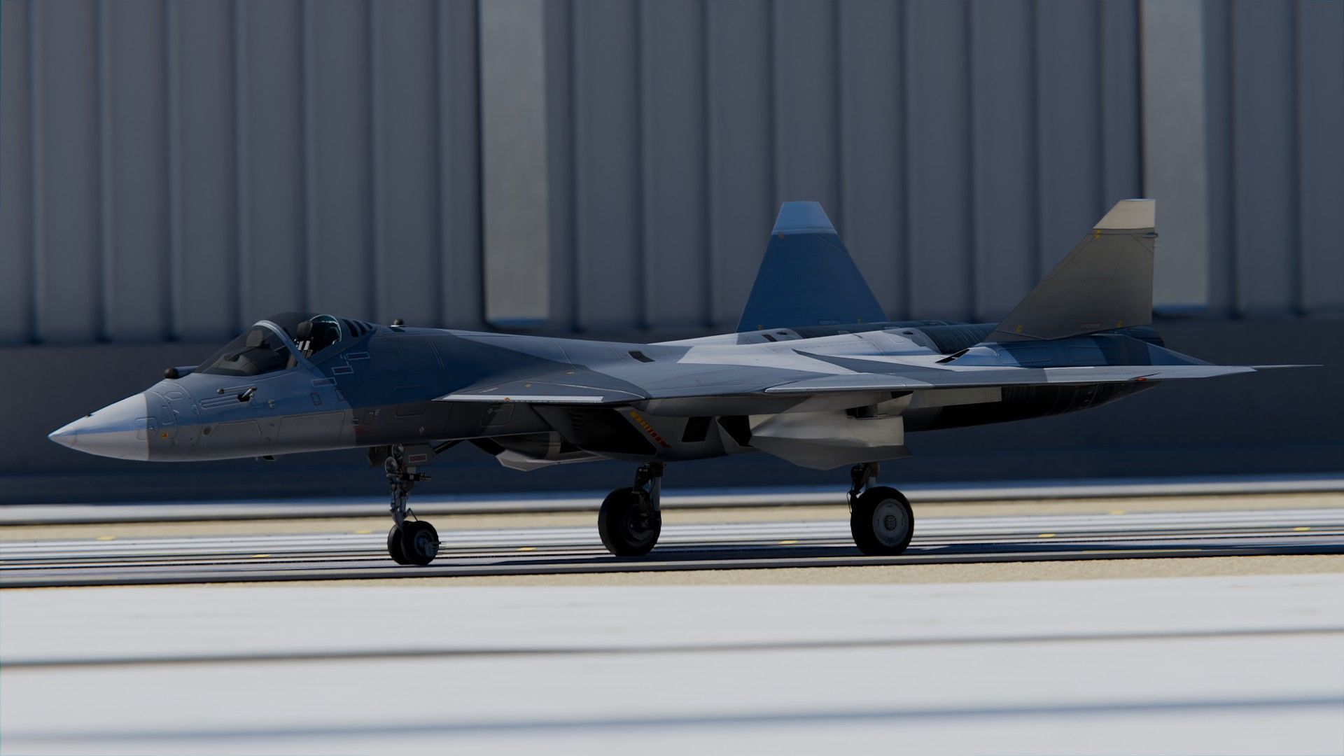 Sukhoi Su-57 3D model_1