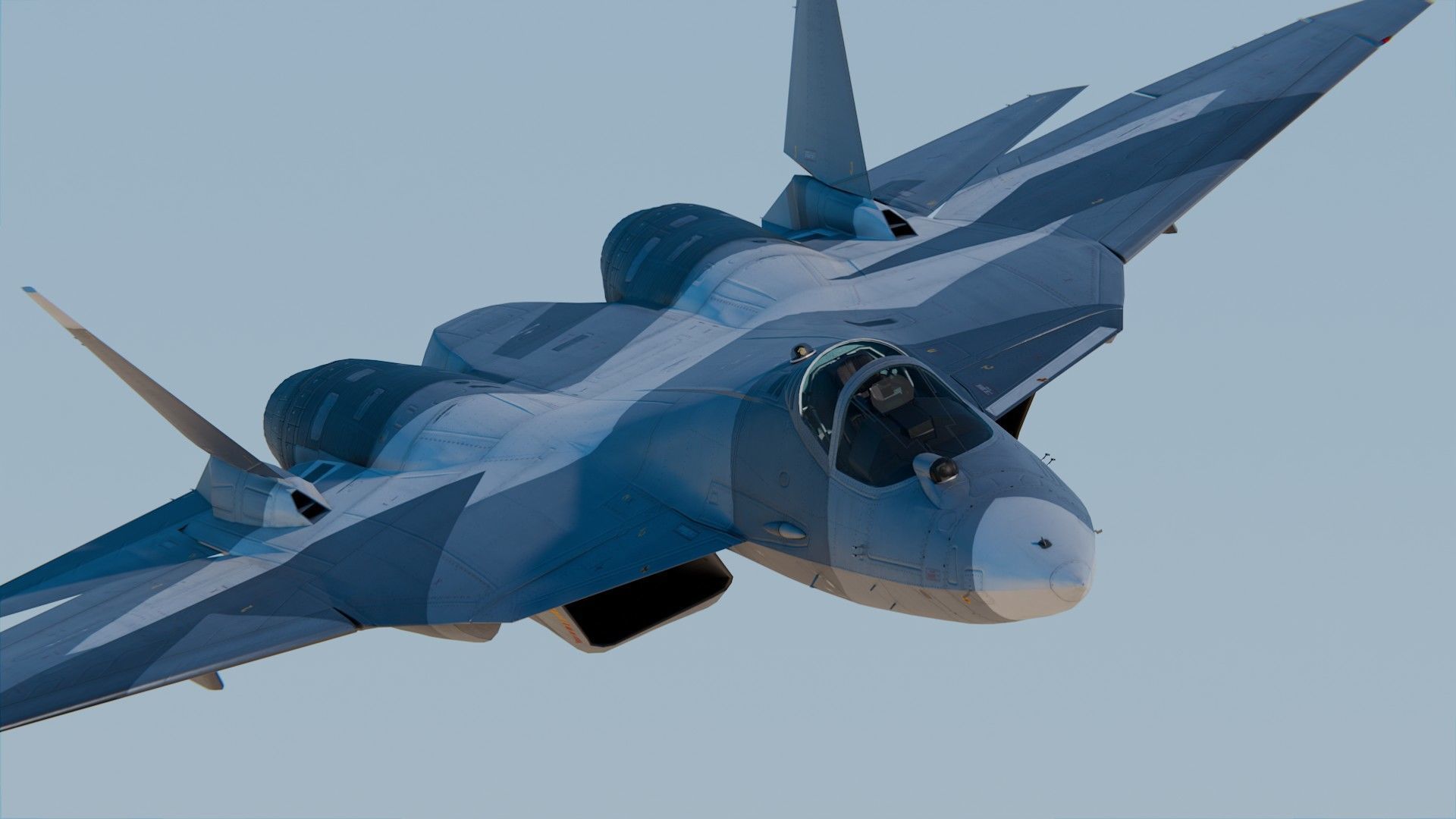 Sukhoi Su-57 3D model_2