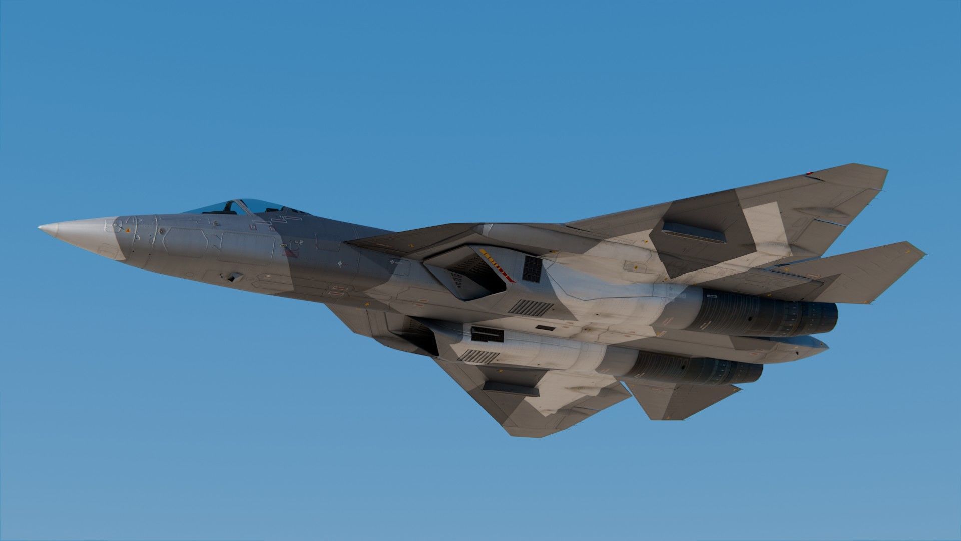 Sukhoi Su-57 3D model_7