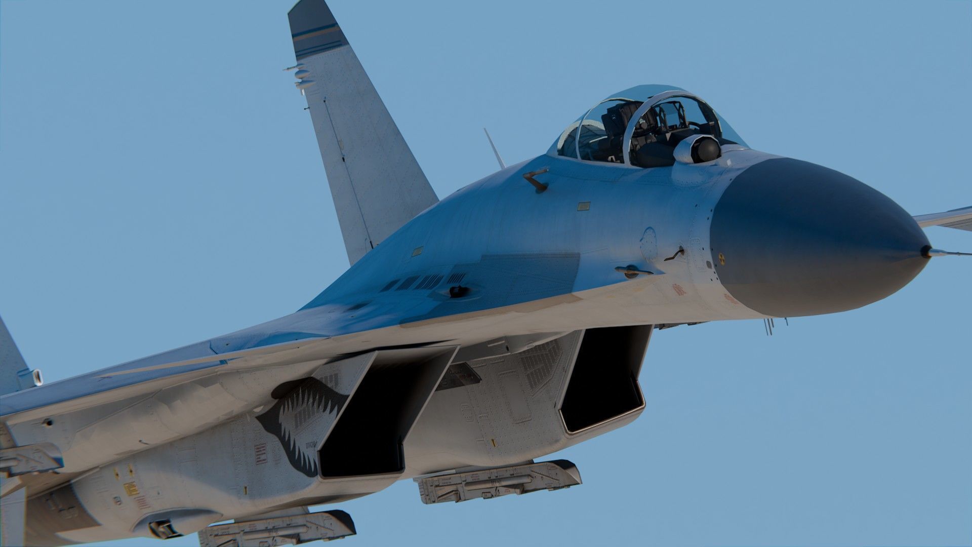 Sukhoi Su-33 3D model_5