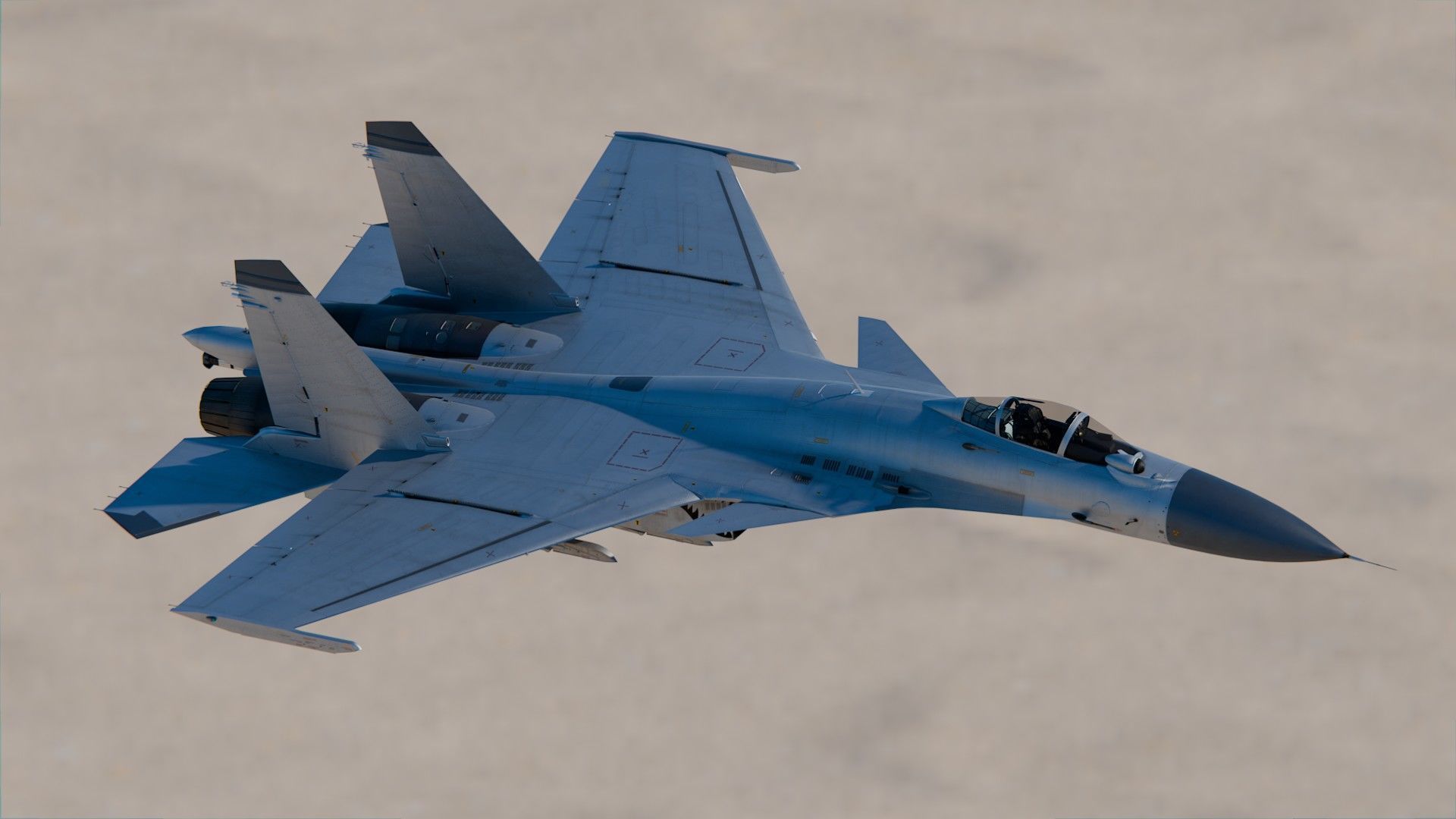 Sukhoi Su-33 3D model_4