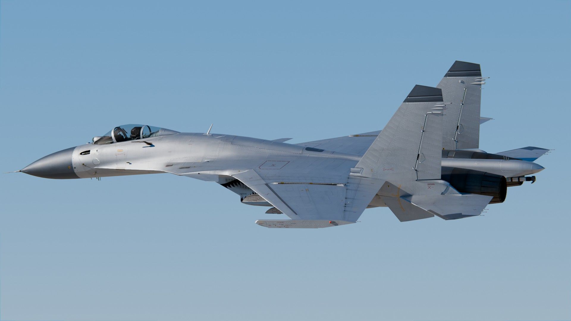 Sukhoi Su-33 3D model_8