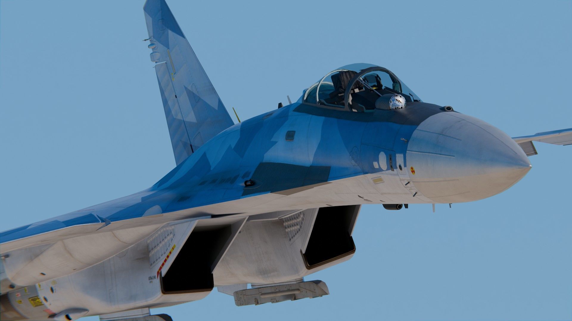 Sukhoi Su-35 3D model_5