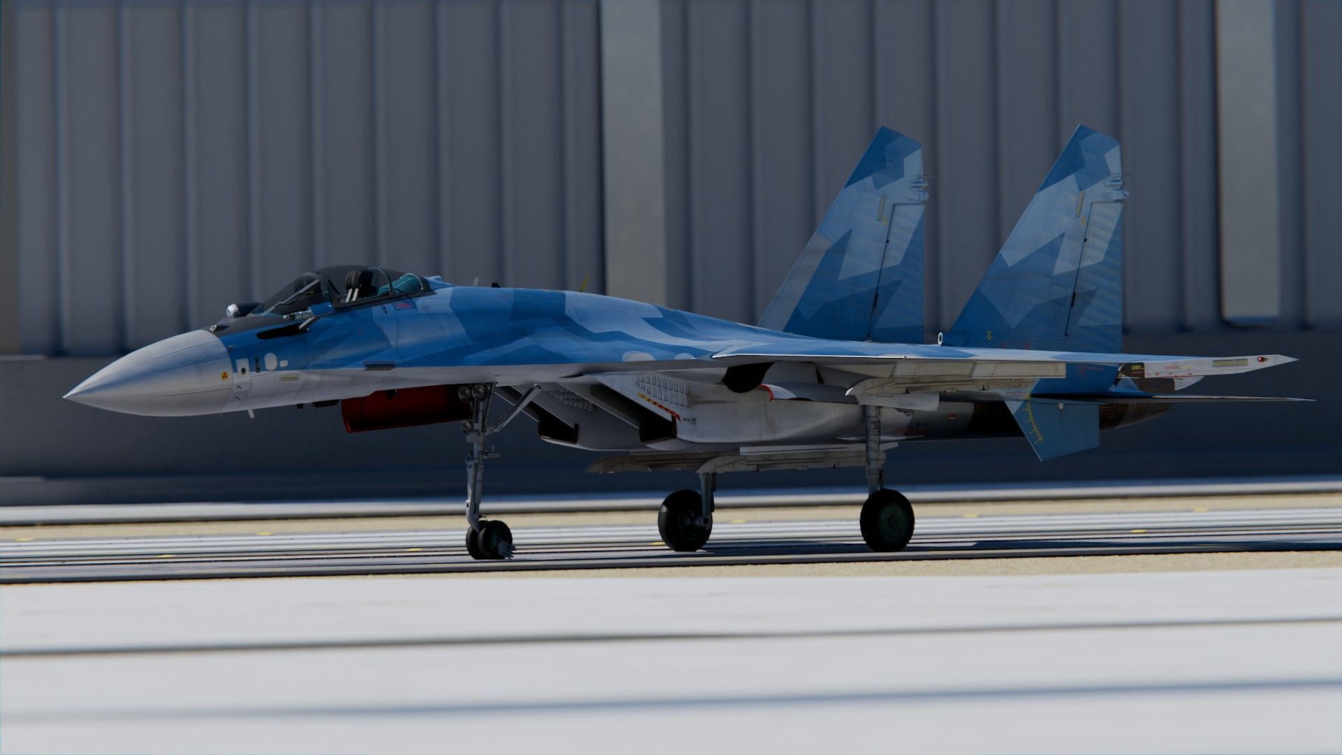 Sukhoi Su-35 3D model_1