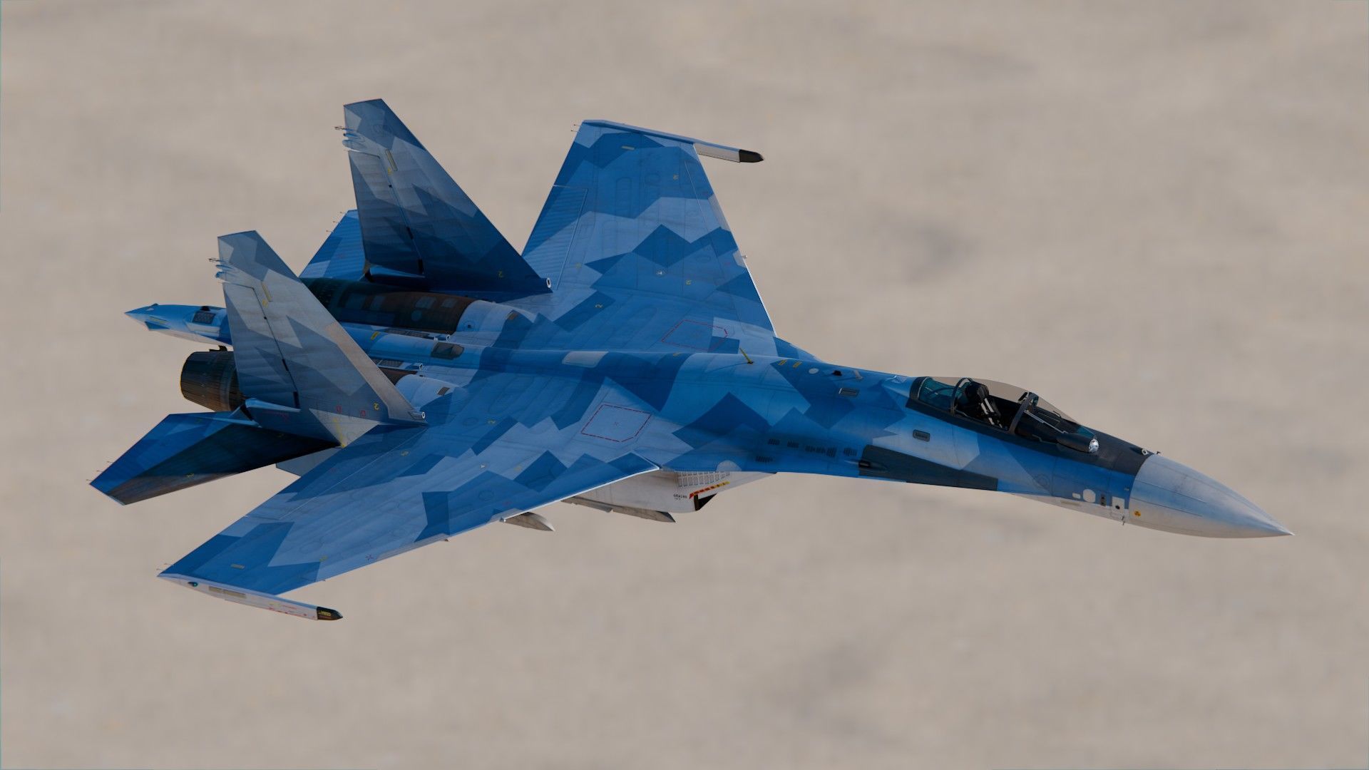 Sukhoi Su-35 3D model_4