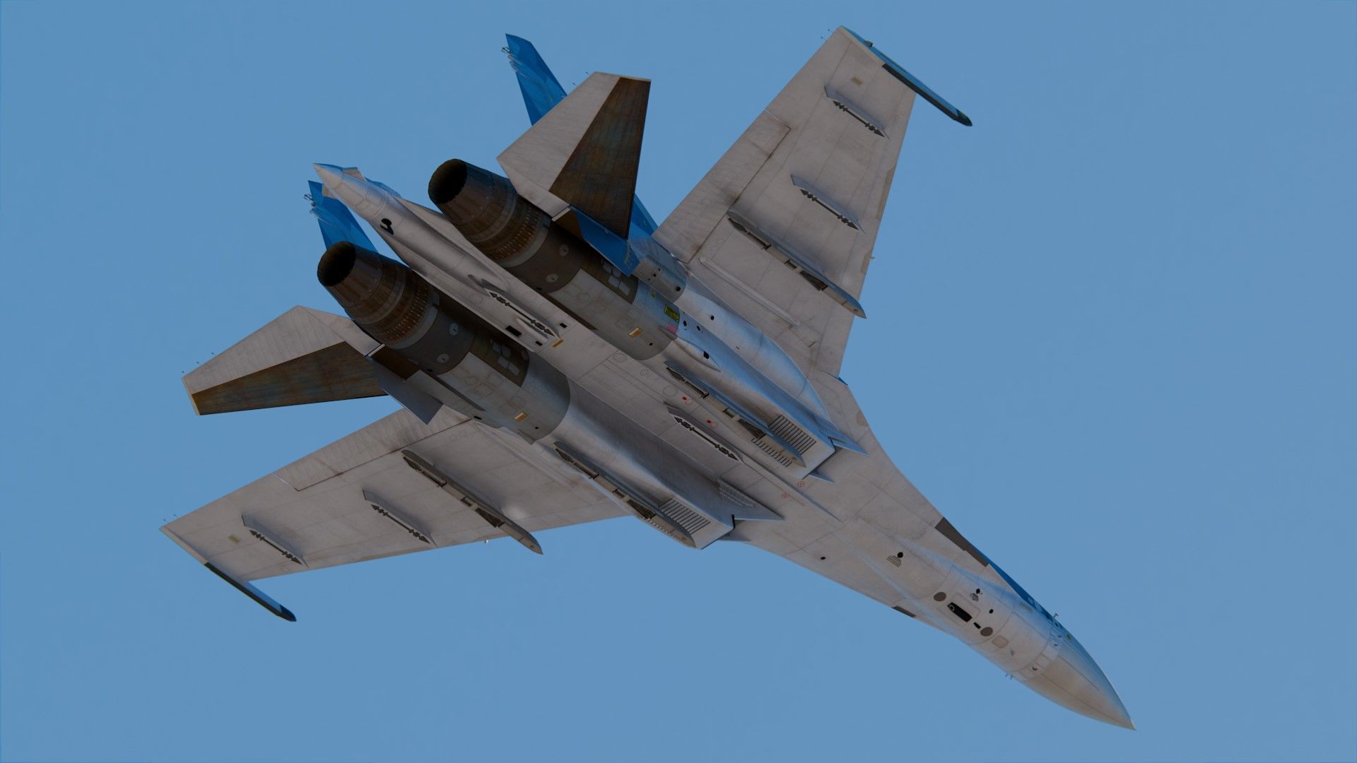 Sukhoi Su-35 3D model_3